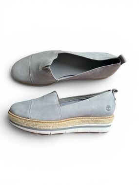 🔹Timberland Women's Emerson Gray Slip-On Espadrille Platform Loafers  NWOT🔹